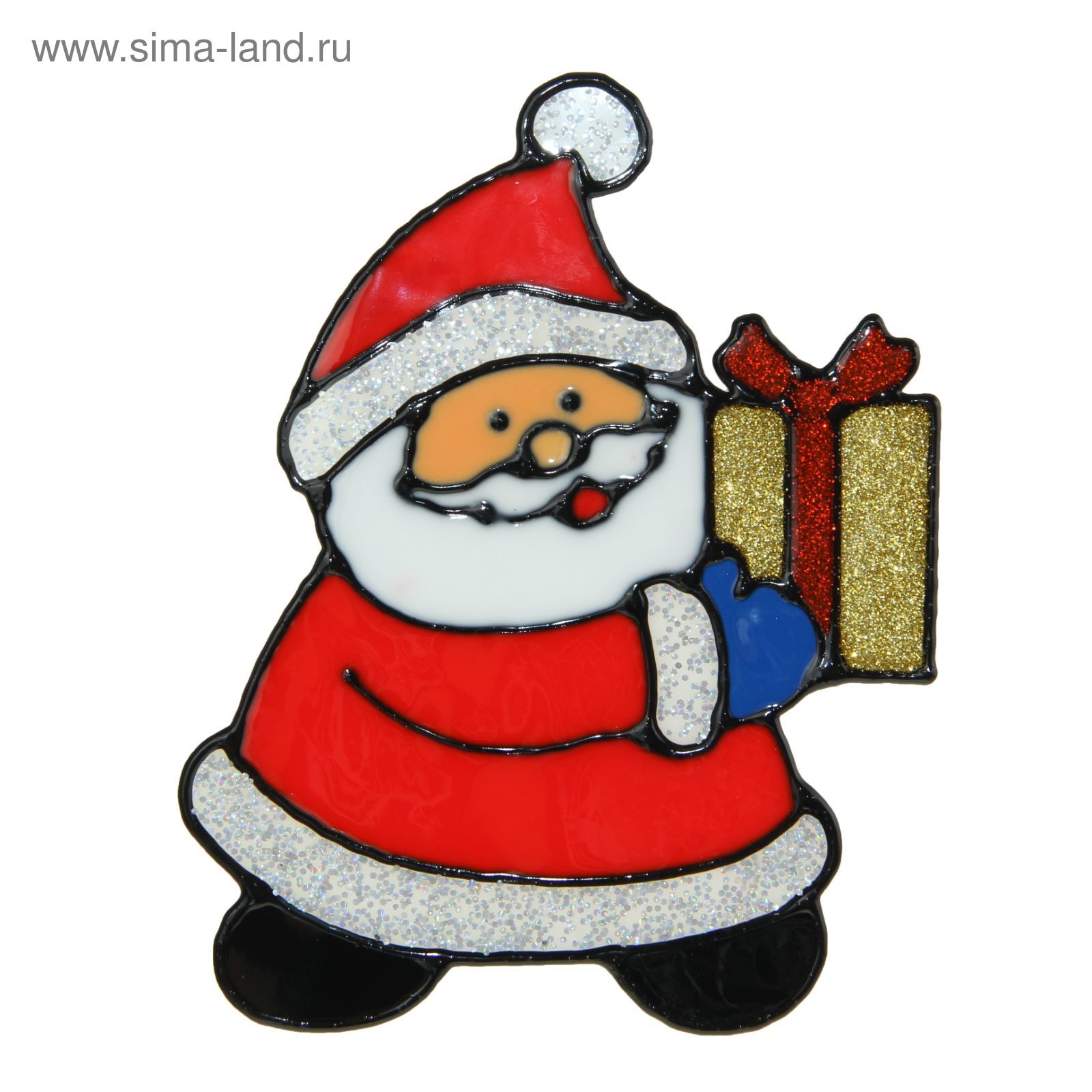 Новогодние Наклейки Оптом Следы Деда Мороза Новогодние Наклейки Оптом Следы Деда Мороза